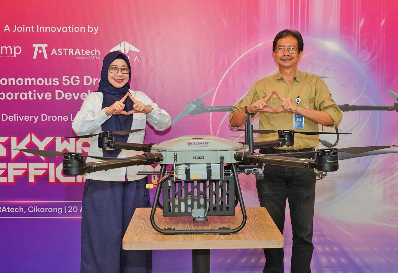 Kolaborasi XLSMART-ASTRAtech hasilkan drone otonom 5G