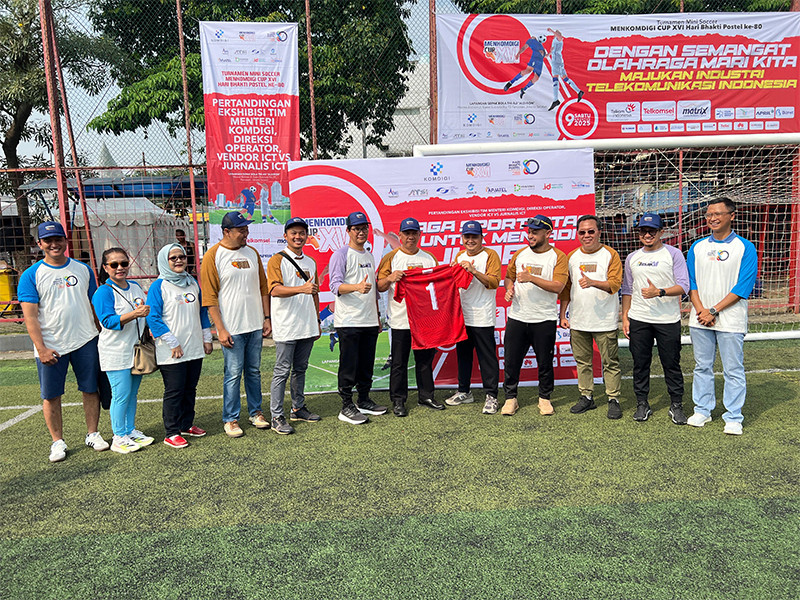 Semarakkan Hari Bhakti Postel Ke-80, IndoTelko Group gelar turnamen Mini Soccer &quotMenkomdigi CUP 2025"