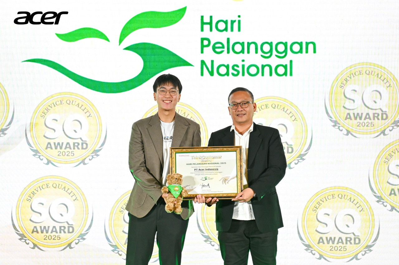 Acer Indonesia raih Service Quality Award 2025