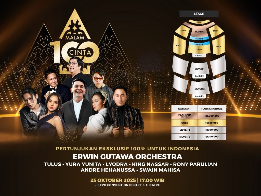 Smartfren hadirkan Malam 100 Cinta dukung gerakan nasional