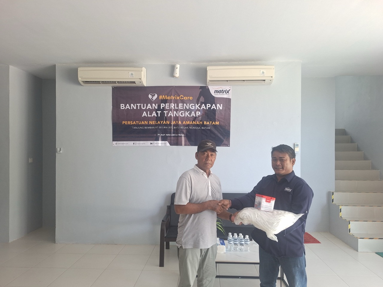 Matrix NAP bantu perlengkapan tangkap nelayan Batam