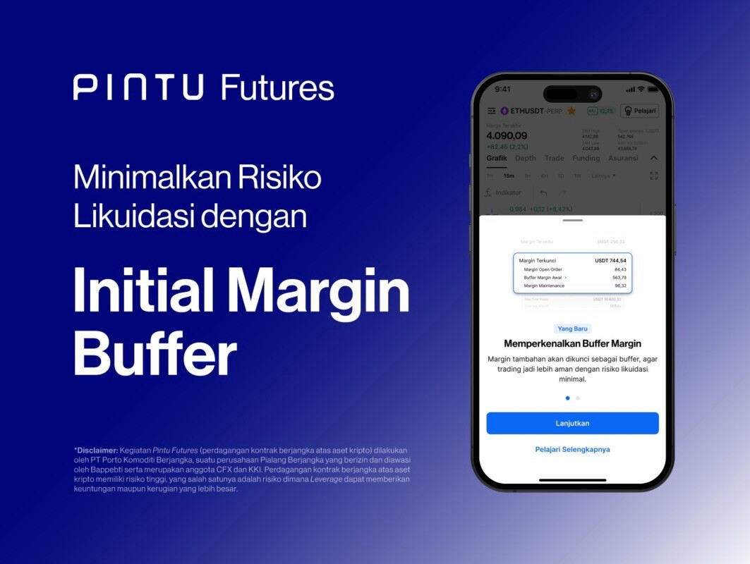 Pintu Futures hadirkan Fitur Adjustable Leverage dan Initial Margin Buffer