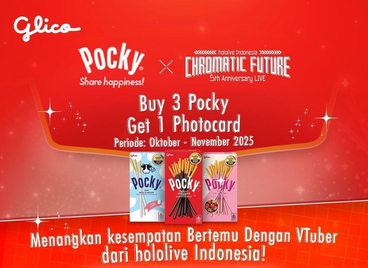 Glico Indonesia dan hololive Indonesia, hadirkan &quotVirtual Magic"