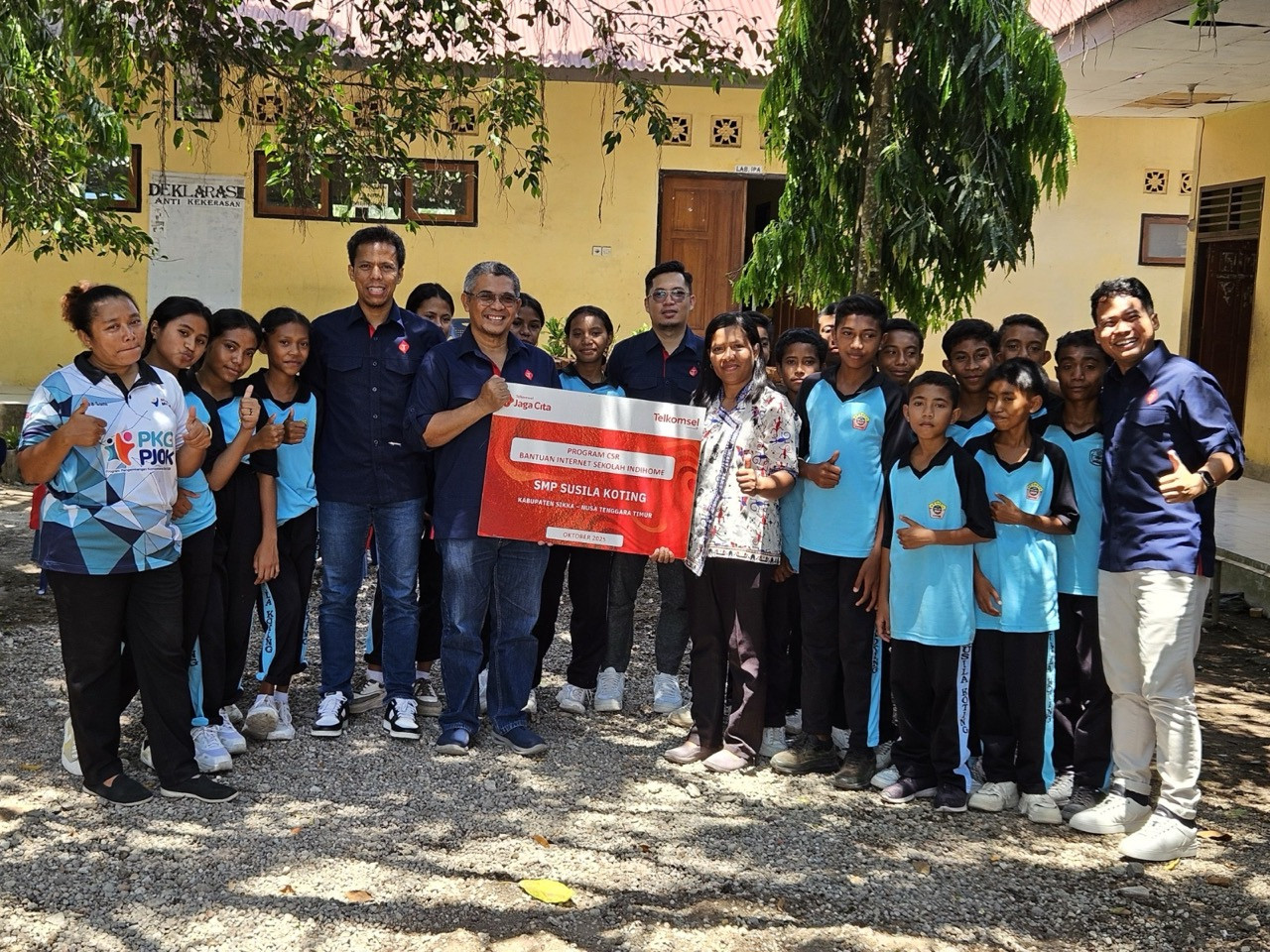 Telkom tebar 111.500 GB kuota internet ke 21 sekolah di wilayah 3T