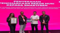 SMARTFREN catat rekor nasional sebagai penyelenggara ajang lari terbanyak perusahaan telko