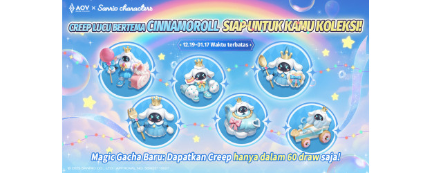 Garena AOV hadirkan kolaborasi bersama Sanrio characters Garena AOV hadirkan kolaborasi bersama Sanrio characters