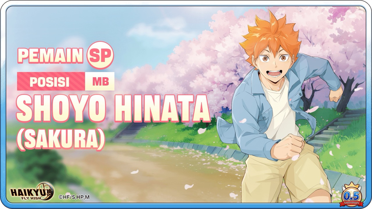 HAIKYU!! FLY HIGH luncurkan update 0.5 Anniversary