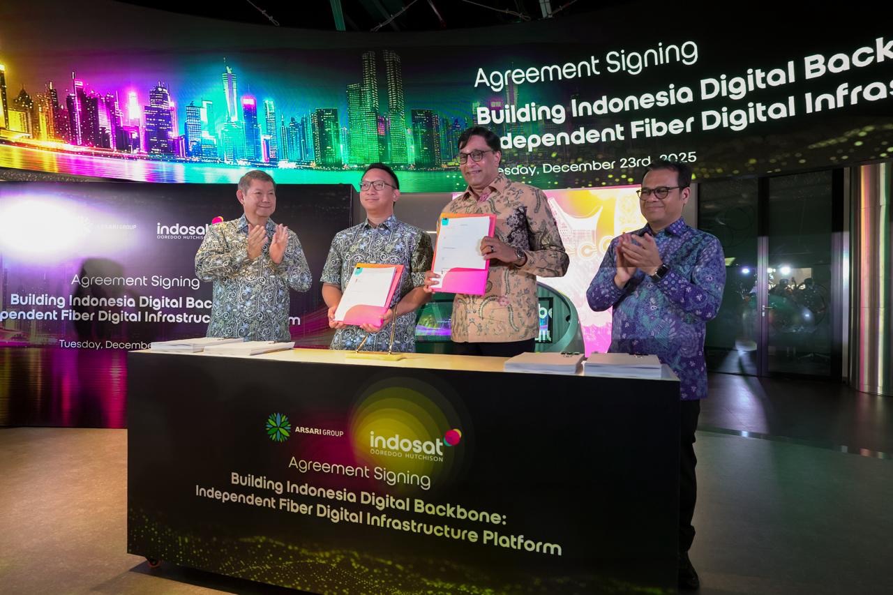 IOH, Arsari Group, dan Northstar Group bentuk platform serat optik digital independen