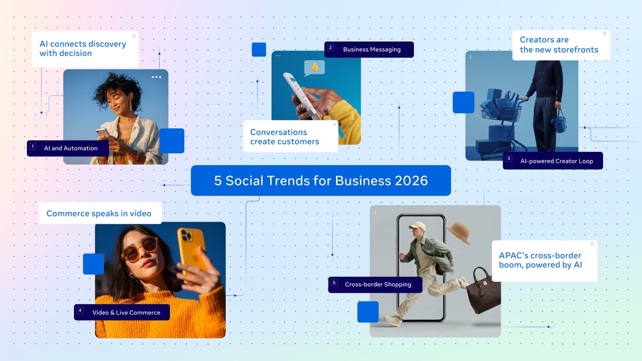 Meta berbagi 5 tren digital & sosial berpotensi berkembang di 2026