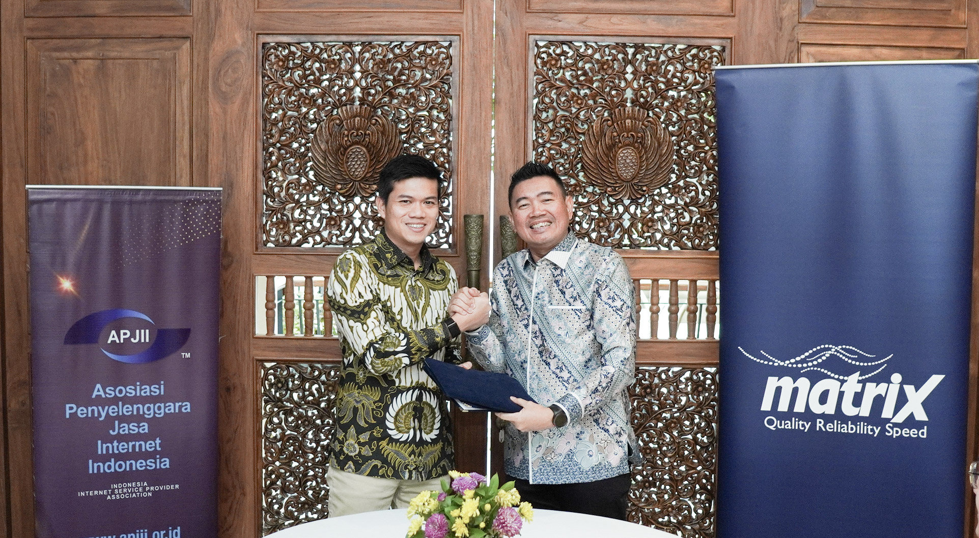 APJII tetapkan Matrix NAP Info sebagai mitra resmi APJII Data Center