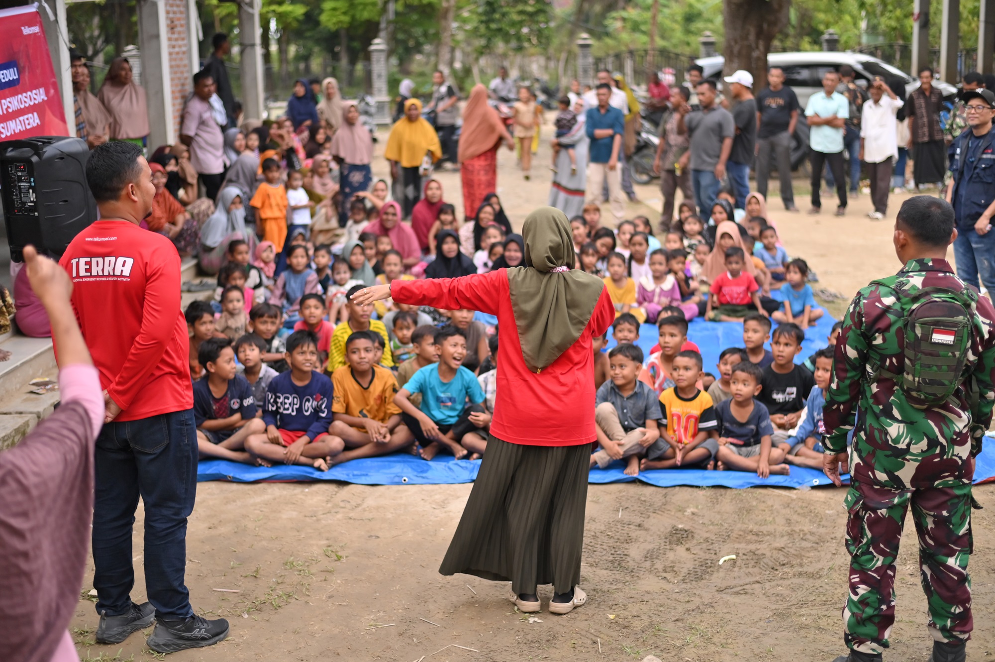 Telkomsel hadirkan pendampingan psikososial bagi 2.000 anak terdampak bencana Sumatera