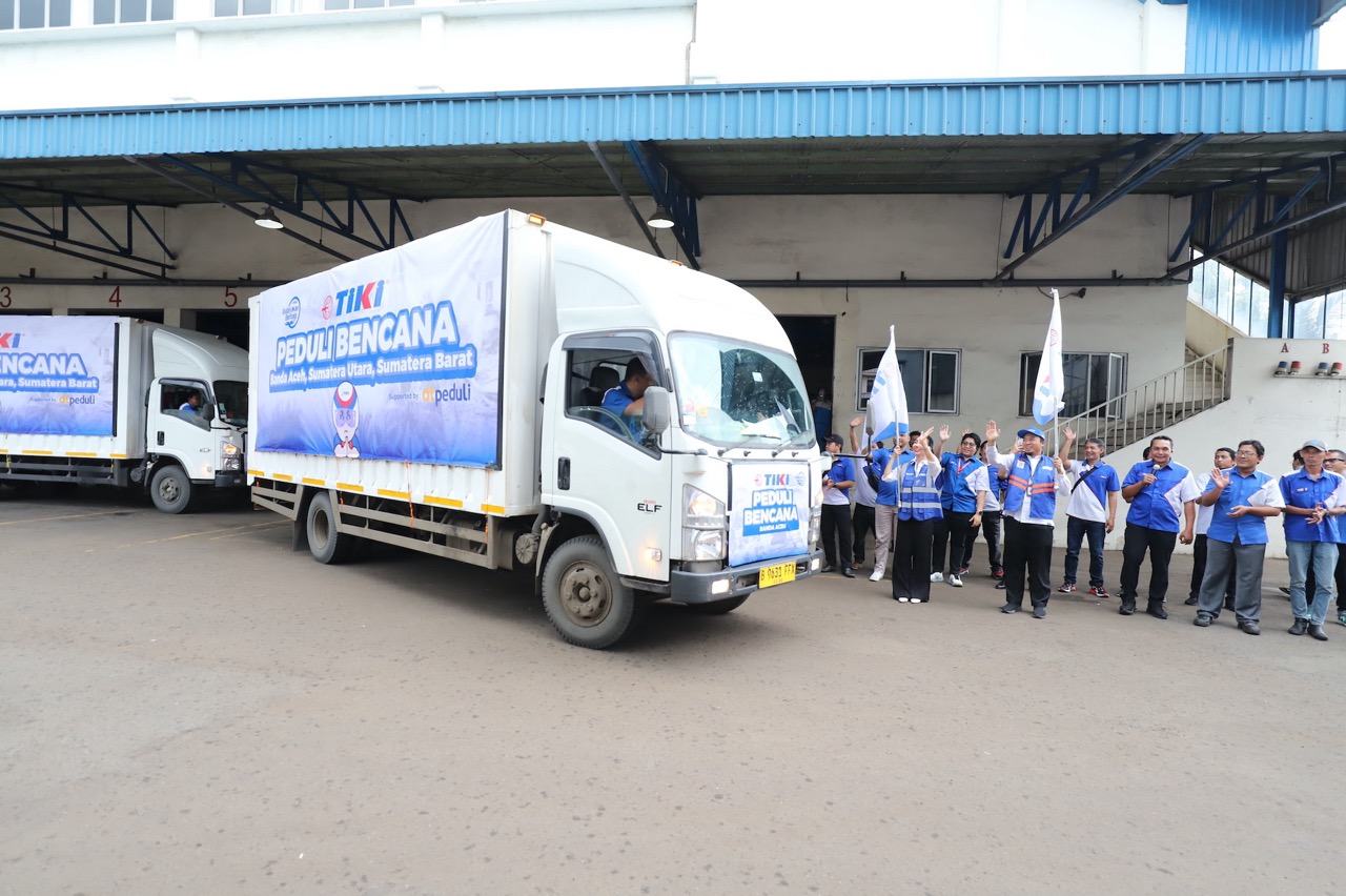 TIKI kirim 15 ton logistik bantuan ke Sumatera