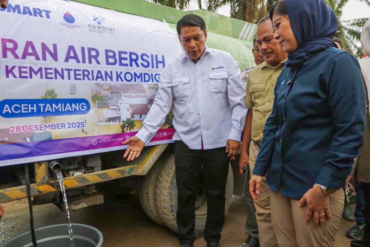 XLSMART dan KOMDIGI percepat pemulihan jaringan telekomunikasi di Aceh