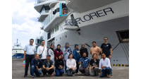 OceanX dan BRIN memulaimeneliti rangkaian gunung laut Sulawesi,