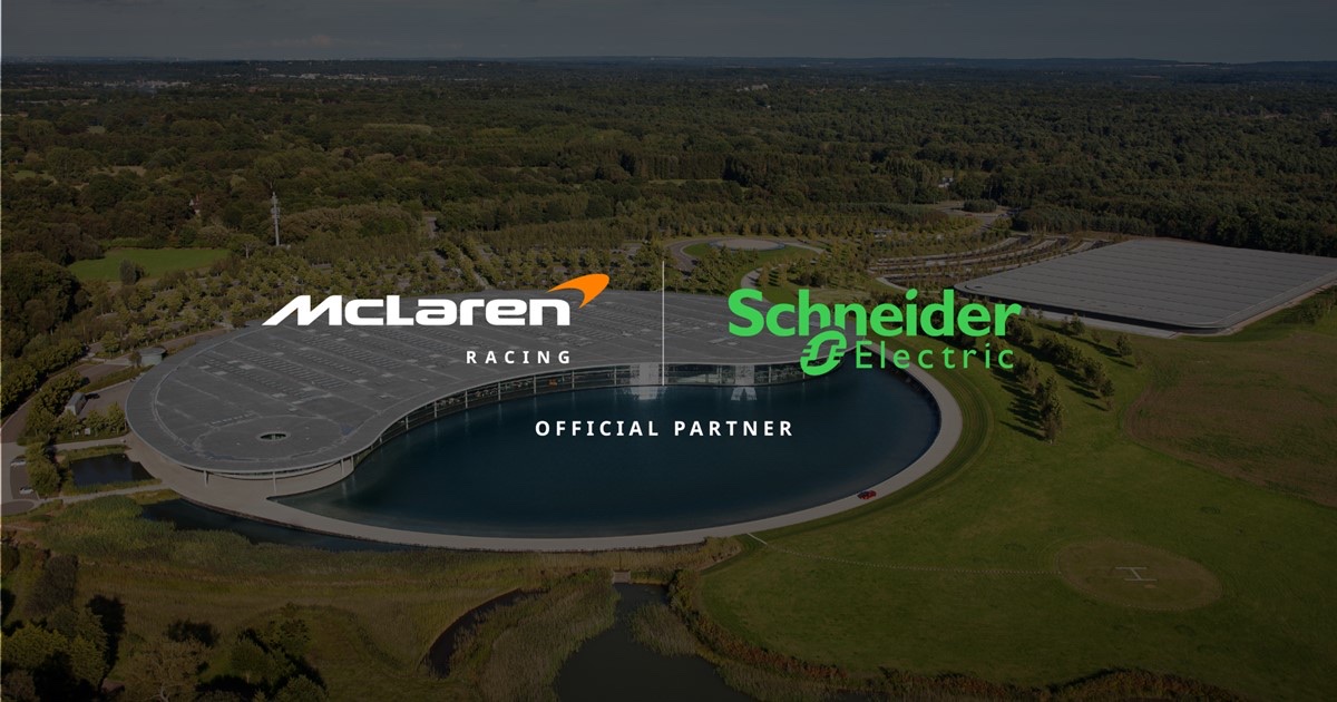 Schneider Electric dukung teknologi energi McLaren Racing