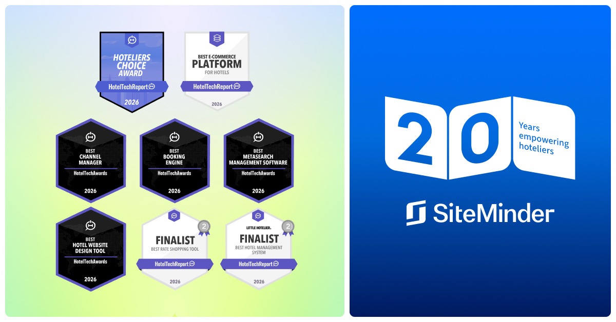 SiteMinder dominasi HotelTechAwards 2026