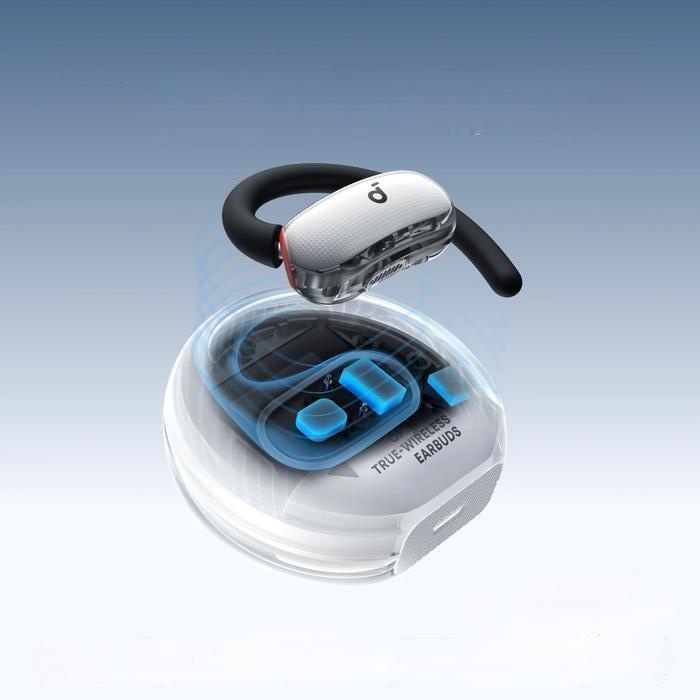 Soundcore V40i usung Headphone Open-Ear bergaya futuristik