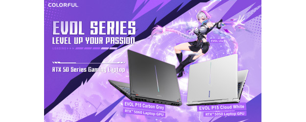 COLORFUL siapkan EVOL P15 berbasis RTX 50 Series