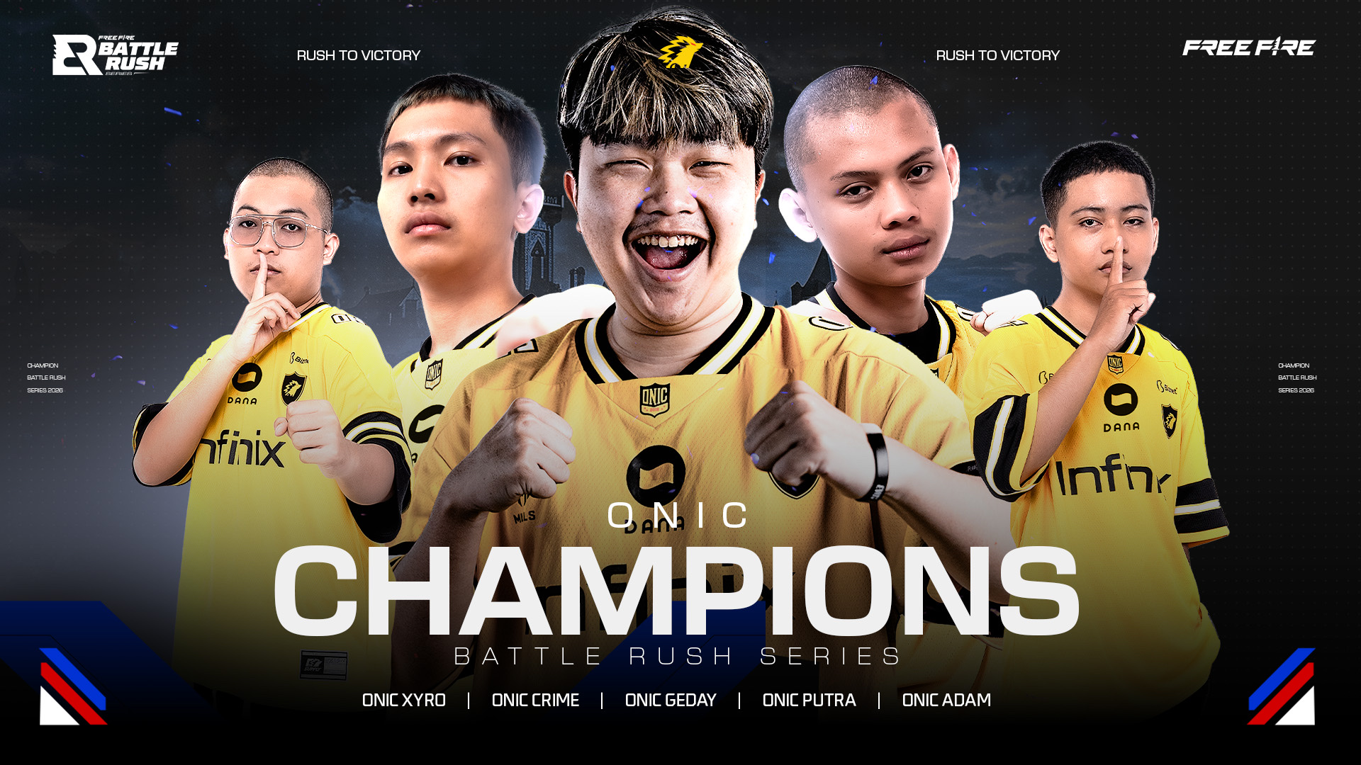 ONIC raih gelar perdana di Free Fire Battle Rush Series 2026