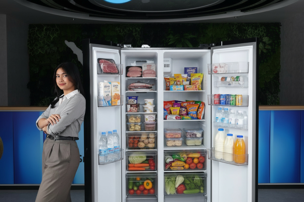 Midea rilis kulkas side by side fitur premium mulai Rp5 jutaan