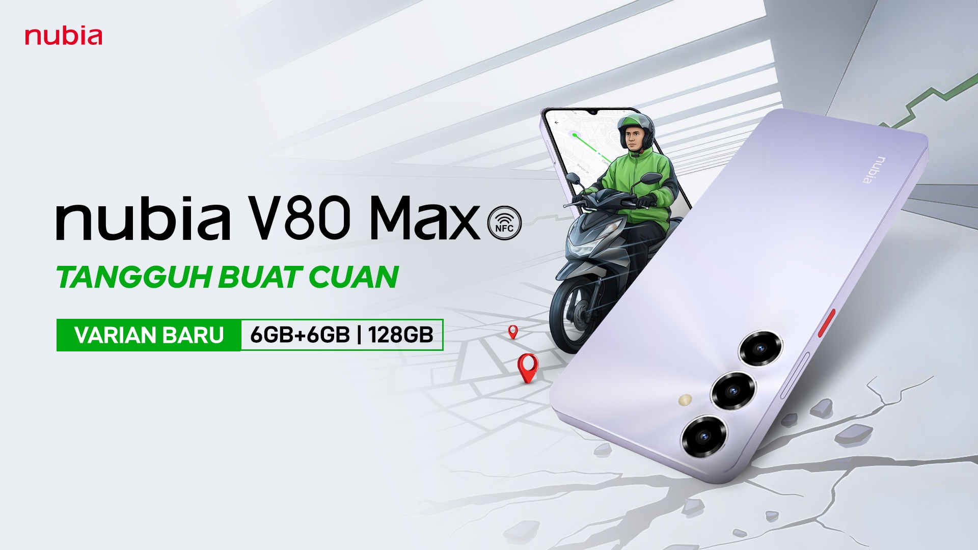 nubia tambah varian Neo 3 GT 5G RAM 12GB