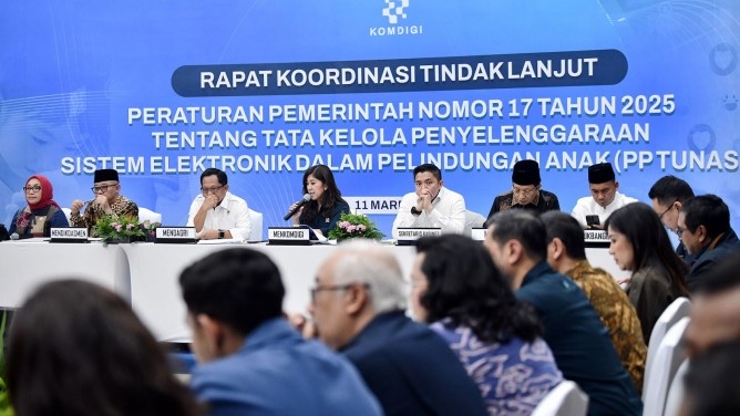 Pemerintah perkuat koordinasi jelang implementasi PP TUNAS