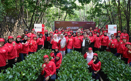 Telkomsel ubah langkah lari jadi ribuan akar mangrove di Digiland Run 2026
