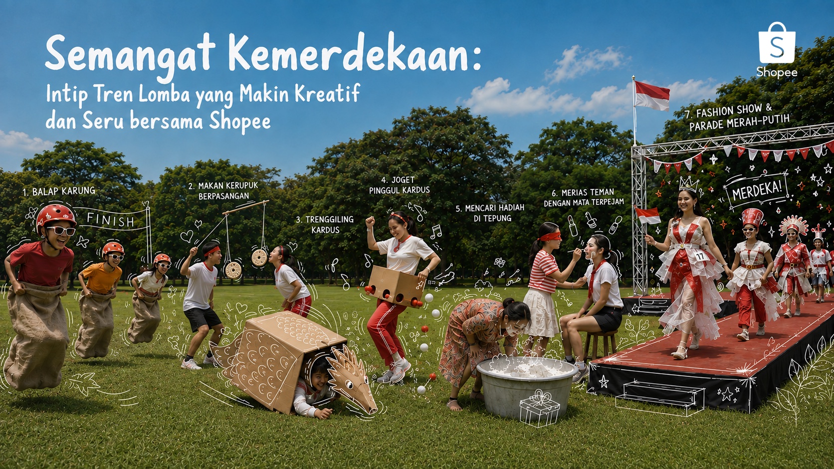 Shopee soroti kreativitas warga rayakan Kemerdekaan