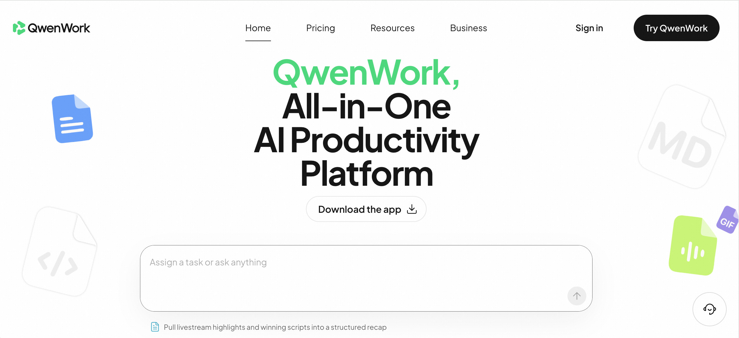Alibaba rilis QwenWork, Agen AI produktivitas global