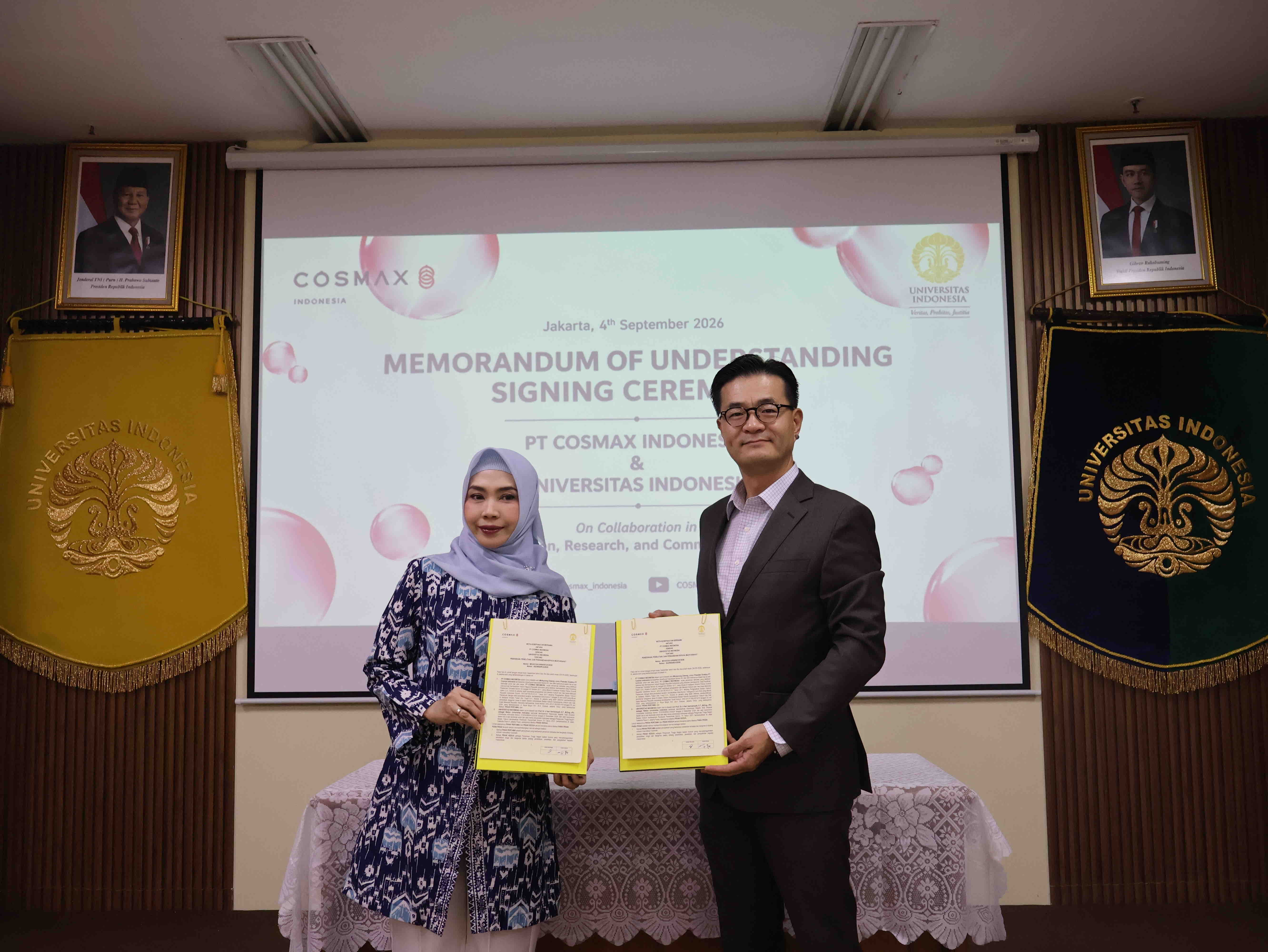 COSMAX - UI siapkan SPF Center di Depok
