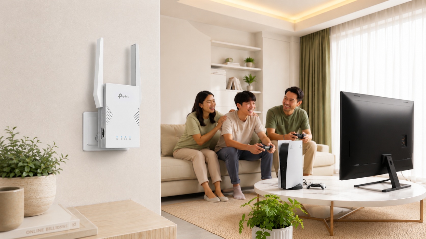 TP-Link RE225BE genjot koneksi Wi-Fi di rumah