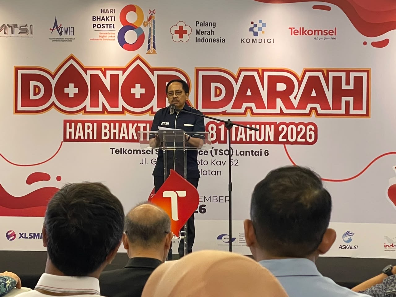 Rayakan Hari Bhakti Postel ke-81, ATSI dan Komunitas ICT gelar donor darah