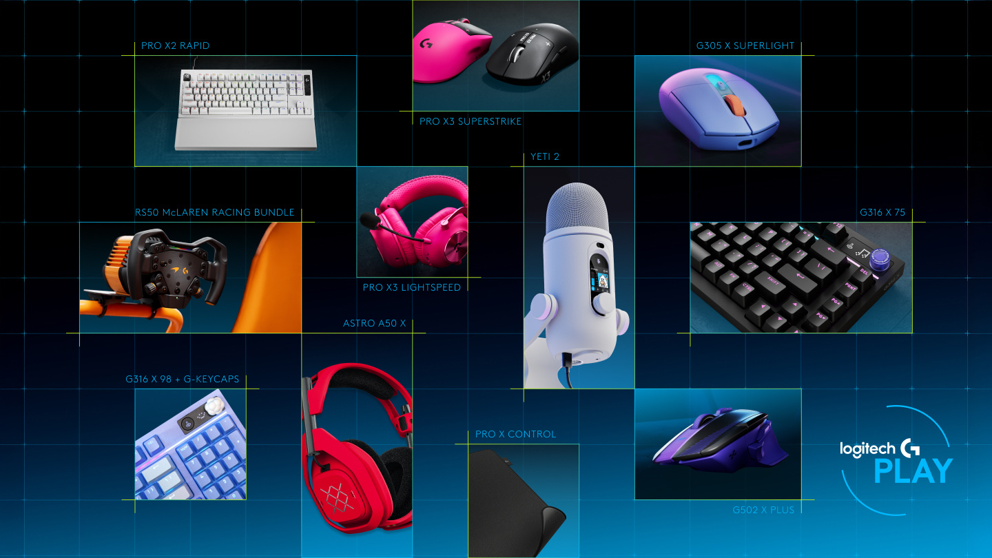 Logitech G bawa 15 Gear baru di PLAY 2026
