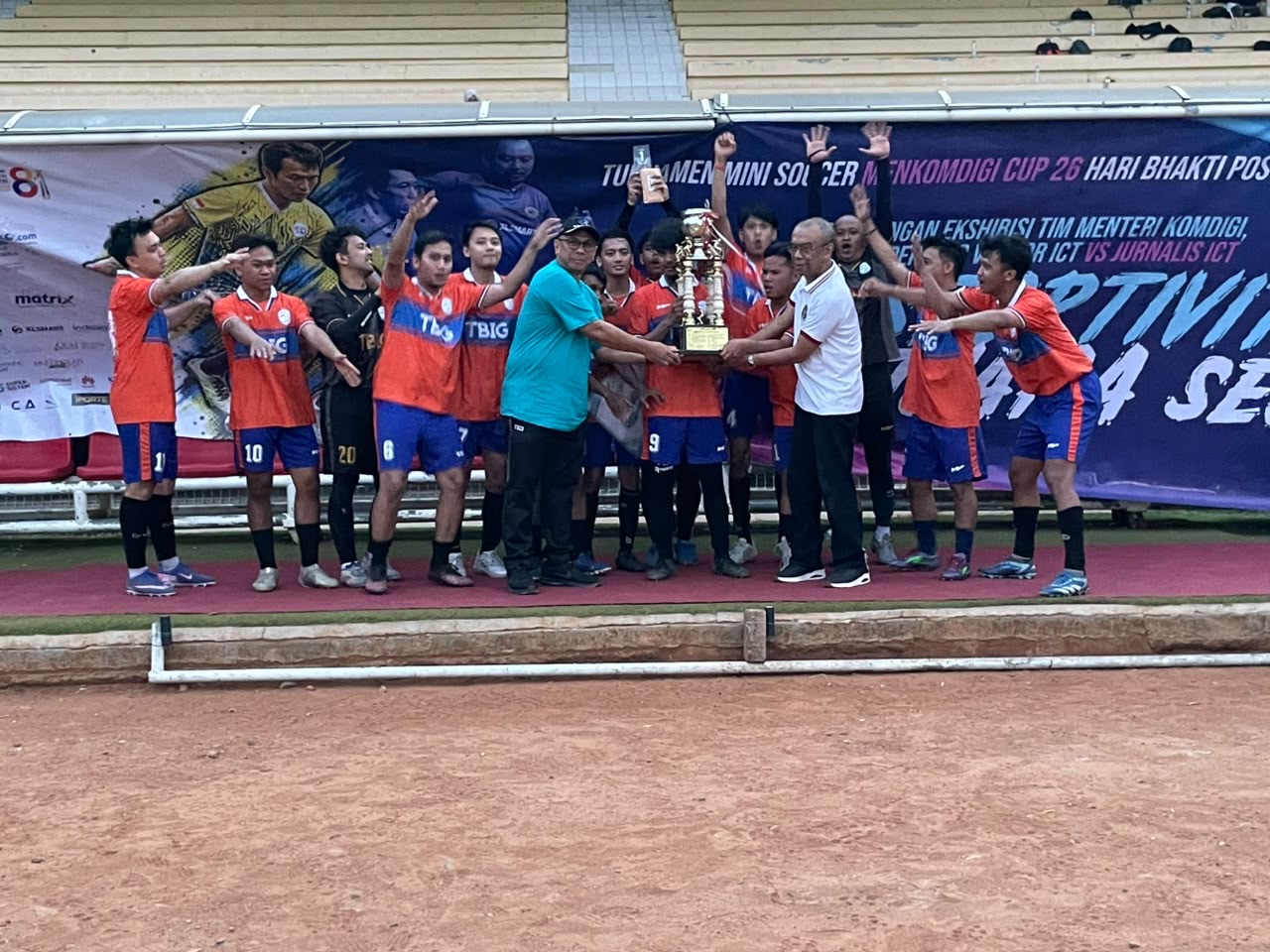 Dari Runner-up jadi juara, Tower Bersama rebut Menkomdigi CUP 2026