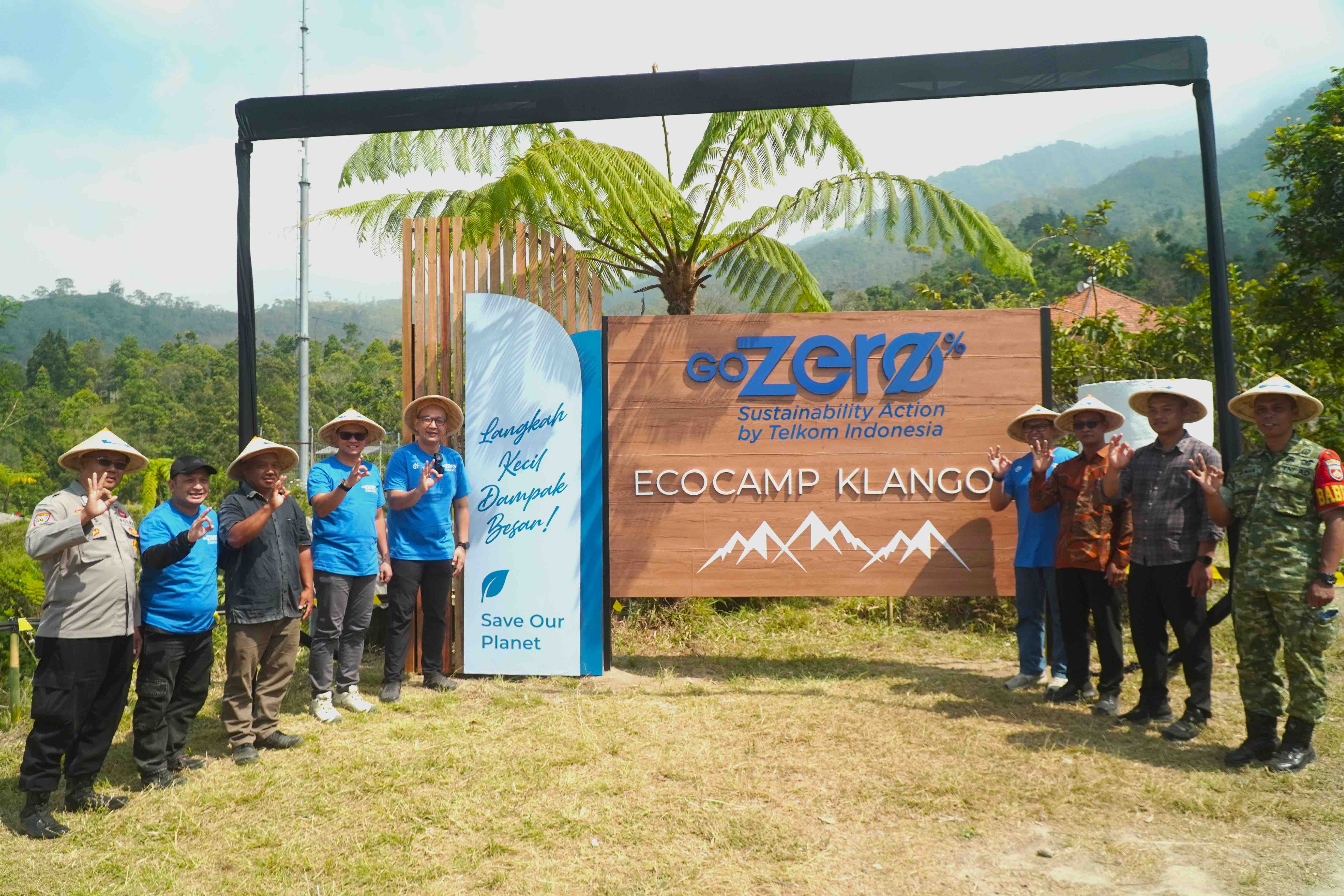 Telkom tanam 200 pohon dan bangun Ekosistem Hijau di Klangon