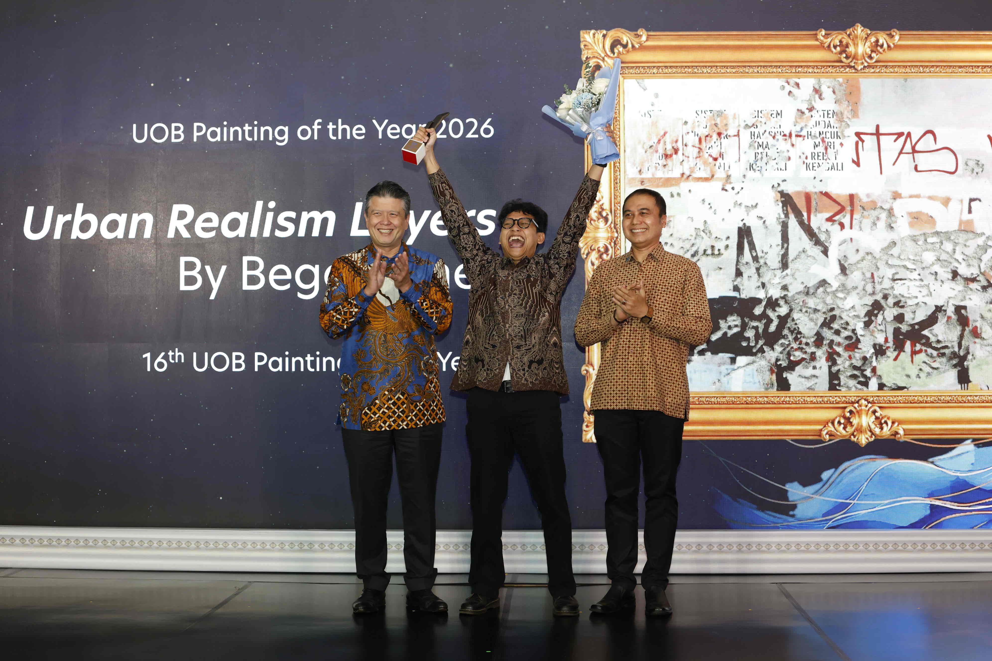 Begok Oner menjadi pemenang di UOB POY Indonesia 2026