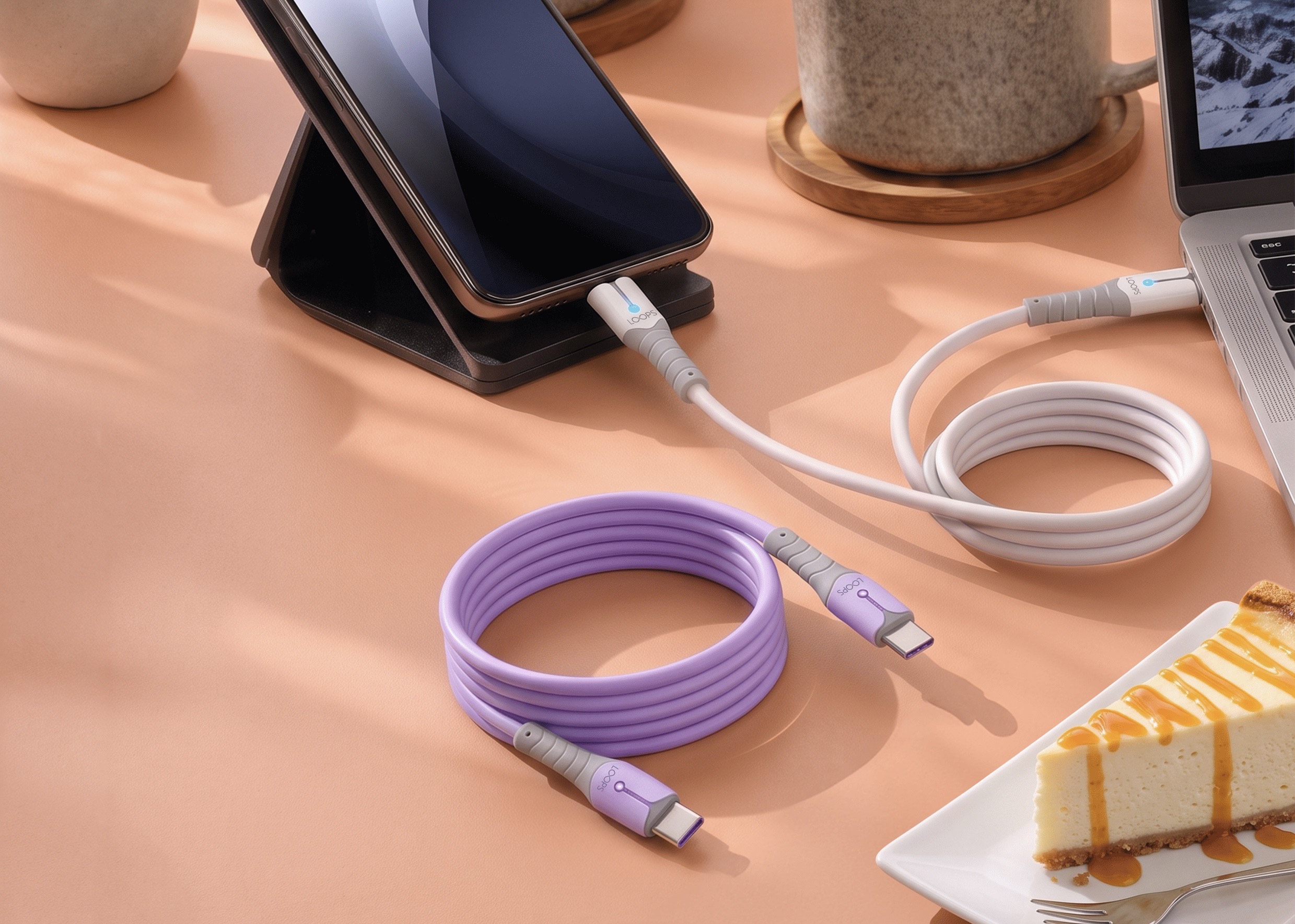 LOOPS rilis Cable Flexo, charging 60W dengan indikator arus