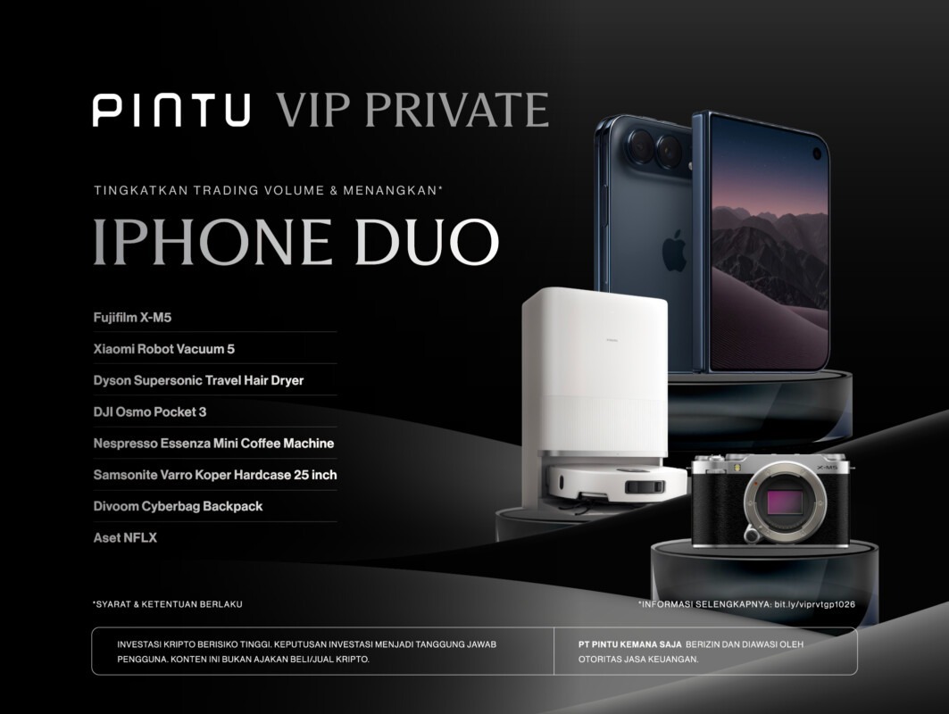PINTU siapkan iPhone Duo dan hadiah mewah untuk anggota VIP Private