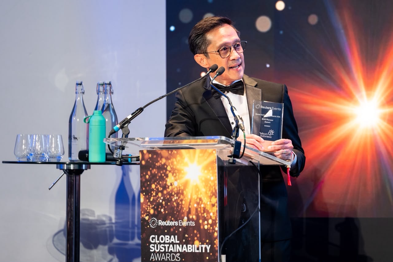 Dorong target Net Zero, Telkom raih SDG Pioneer Award Reuters Events 2026