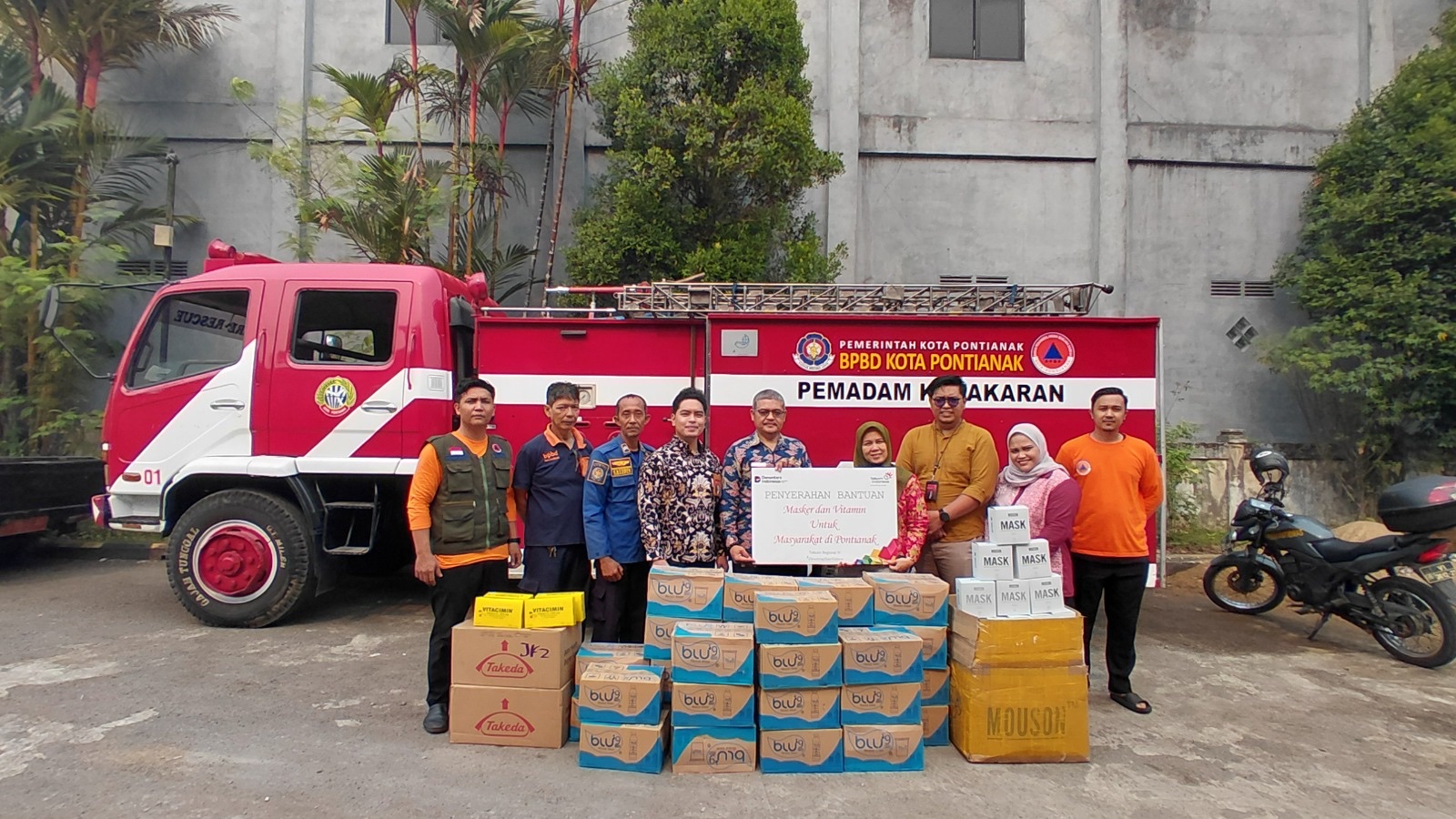 Peduli Karhutla 2026, TelkomGroup salurkan bantuan kesehatan