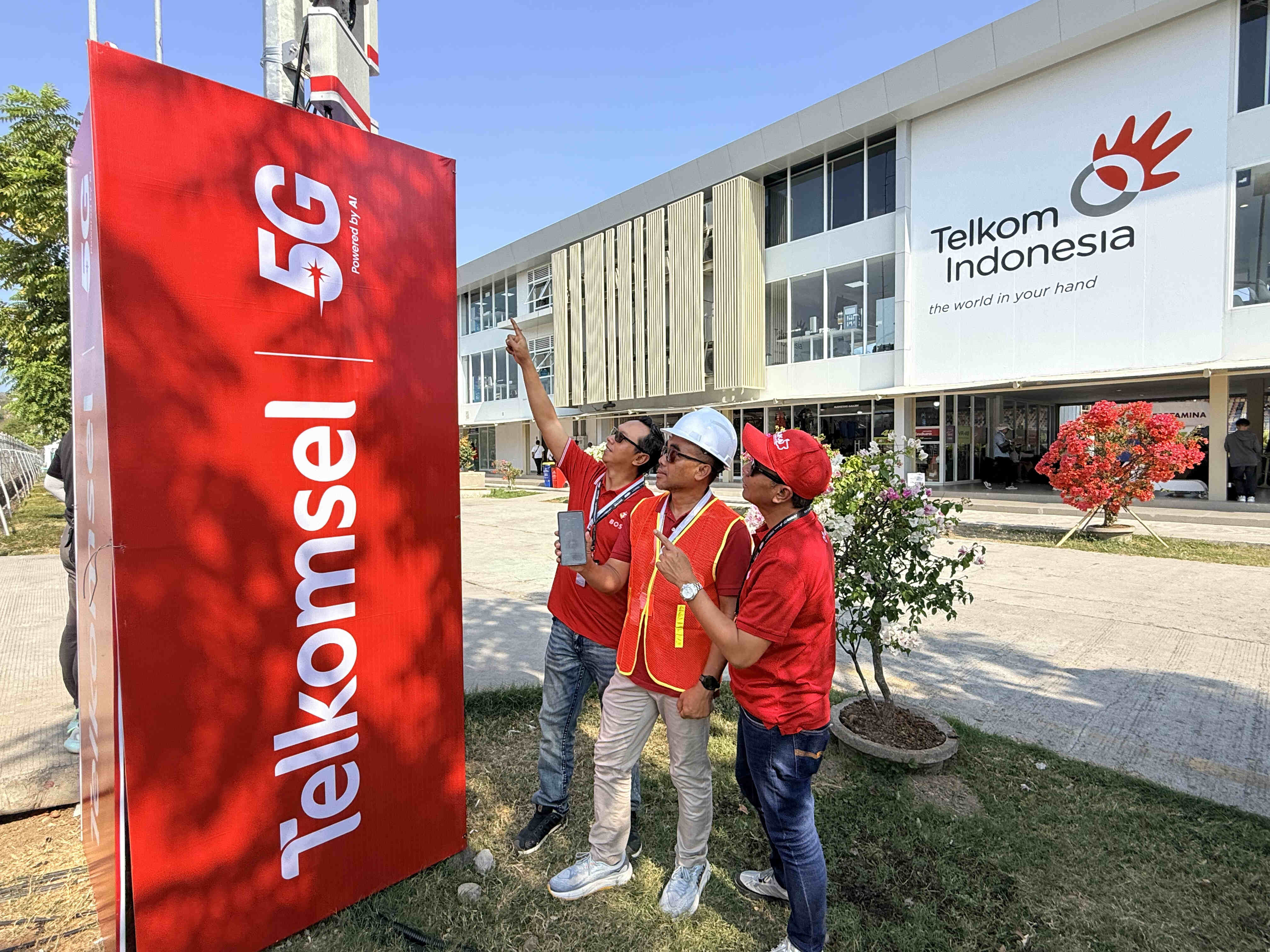 Dukung MotoGP Mandalika, Telkomsel optimalkan jaringan 5G 2600 MHz