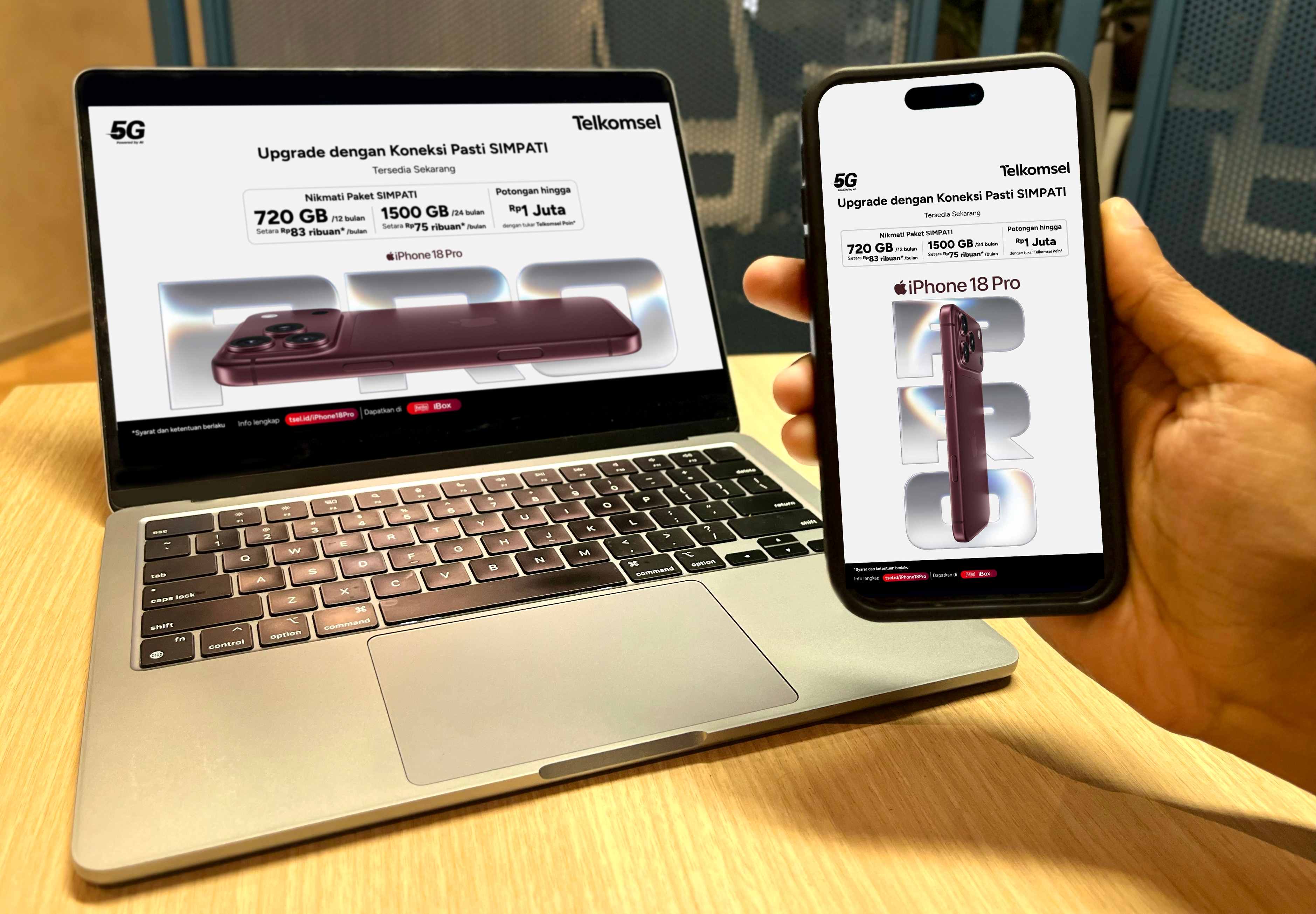Telkomsel hadirkan bundling iPhone 18 Pro, Paket Halo mulai Rp1,998 juta