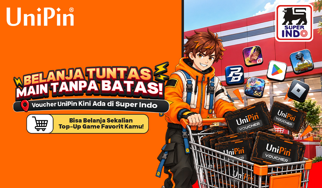 Belanja makin praktis, voucher UniPin hadir di Super Indo