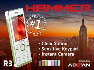 Advan Andalkan Hammer di Segmen Feature Phone