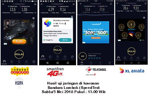 Di bandara ini, 4G Telkomsel ditantang XL dan Smartfren