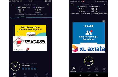 Melihat pertempuran Telkomsel dan XL di Panca Usaha