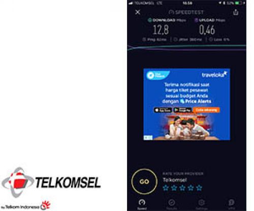 Layanan 4G prima di Bandara Sultan Mahmud Badaruddin II  