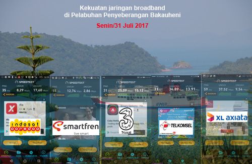 Pelabuhan Bakauheni diselimuti 4G