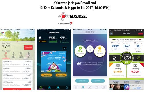 4G dari tiga operator bersaing di Kota Kalianda