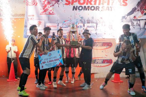 Ditjen SDPPI digdaya di turnamen futsal piala bergilir menkominfo ke-15